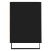 vidaXL Szafka pod TV, czarna, 160x35x55 cm, materiał drewnopochodny