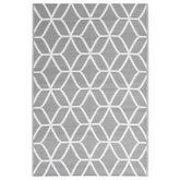 vidaXL Dywan zewnętrzny, szary, 140 x 200 cm, PP