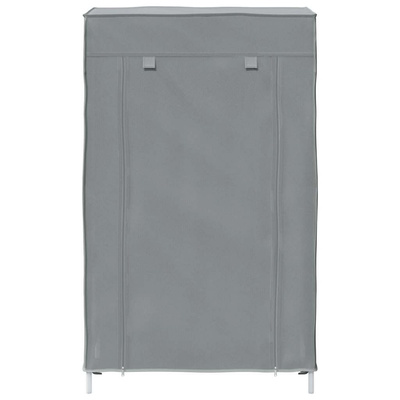 Szafka na buty Szara 60,5x30x97 cm Tkanina Non-woven