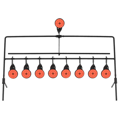 Cele strzelnicze, obrotowe, automatyczny reset, 8+1