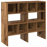 Stojaki na buty 2 szt., sztaplowany, stare drewno, 89,5x30x40cm