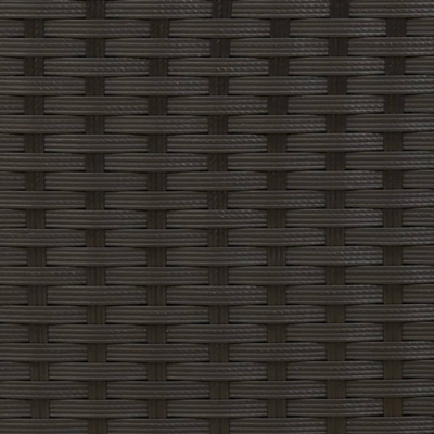 vidaXL Leżaki ze stolikiem, 2 szt., czarne, polirattan