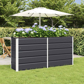 Donica Antracyt 160 x 40 x 75 cm Stal