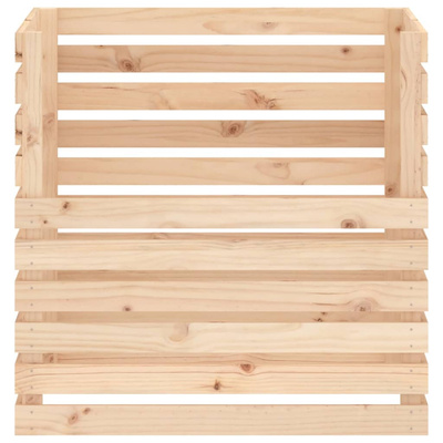 Kompostownik, 80x80x78 cm, lite drewno sosnowe