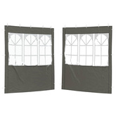 Ściana boczna namiotu na imprezy 2 pcs 200 x 195 cm antracytowy