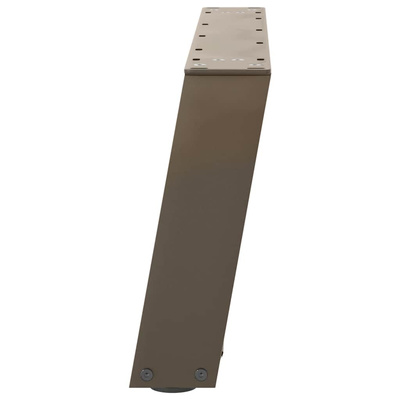 Nogi do stolika kawowego w kształcie litery U 2 szt. Naturalna stal 70x(30-31) cm Stal