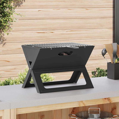 Grill na świeżym powietrzu Czarny 46 x 31 x 31 cm Stal