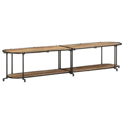 Szafka pod TV, 200x42x40 cm, lite surowe drewno mango