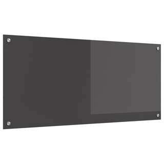 Panel kuchenny Ciemnoszary 110 x 50 cm szkło hartowane