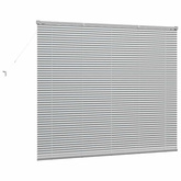 Żaluzje weneckie Srebrny 130 x 160 cm Aluminium