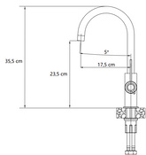 JODIE Q LINE SLIM SteelQ Nano PVD miedź