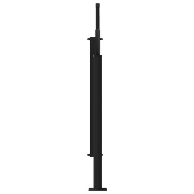 Rozkładany boczny markiz piaskowy 500 x 100 cm Poliester