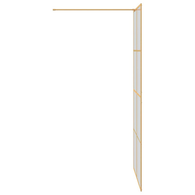 Ściana prysznicowa typu walk-in złoty 100 x 195 cm