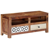 vidaXL Szafka pod TV, 90 x 30 x 40 cm, lite drewno sheesham