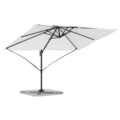 Parasol plażowy piaskowy 351 x 250 x 260 cm