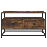 vidaXL Szafka pod TV, przydymiony dąb, 80x35x45 cm