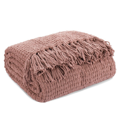 Koc Suzi ciemnoróżowy 130x170