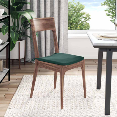 Poduszki na siedziska 4 pcs Ciemna zieleń 40 x 40 x 3 cm