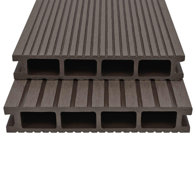 Deska Tarasowa 6 pcs Ciemny brąz Kompozyt drewniano-plastikowy