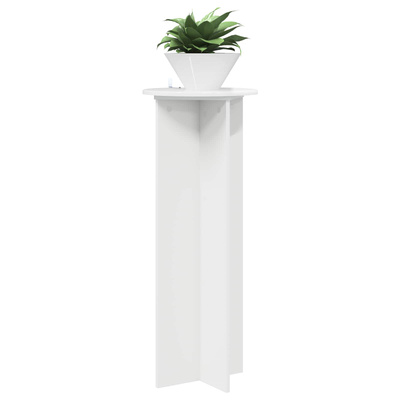 Stojak na rośliny 2 pcs Biały wysoki połysk ?40 x 100 cm