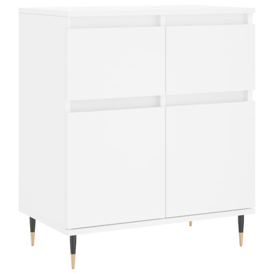 vidaXL Komoda, biała, 60x35x70 cm, materiał drewnopochodny wariant 5