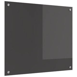 Panel kuchenny Ciemnoszary 70 x 60 cm szkło hartowane