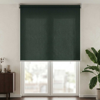 Roleta zewnętrzna 90% blokada UV Ciemnozielony 80 x 230 cm HDPE
