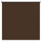 Roleta zewnętrzna 90% blokada UV brązowy 120 x 230 cm HDPE