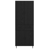 Highboard 2 szt. Czarny dąb 69,5 x 34 x 180 cm
