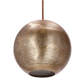 Lampa sufitowa wisząca Candellux Sfinks 31-43276  kula   E27 ażurowy jasno brązowy