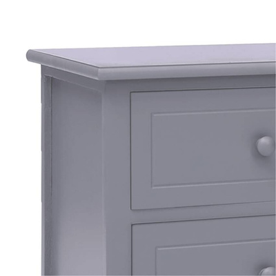 vidaXL Szafka pod TV, ciemnoszara, 108x30x40 cm, drewno paulownia
