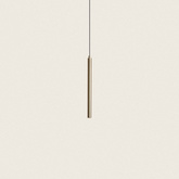 Lampa Wisząca tuba złota 3W 3000K Abruzzo Spoti