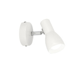 Lampa ścienna kinkiet 1X40W E14 biały mat PICARDO 91-44198