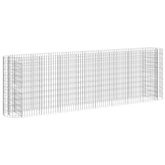 Podwyższona donica gabionowa galwanizowane żelazo 330x50x100 cm
