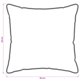 Poduszka 2 pcs Biały 65 x 65 cm Włókno bambusowe