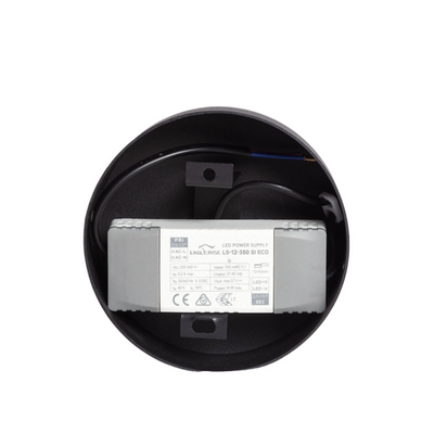 Lampa Wisząca okrągła Biało-czarna ?40cm 10W Abruzzo Rotonde