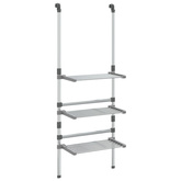 Wisząca suszarka na pranie, 3-poziomowa, aluminium