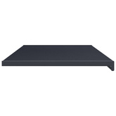 Parapet okienny Antracytowy z rysunkiem drewna PVC