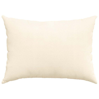 Poduszki na sofę 2 pcs Kremowy 70 x 50 cm Tkanina sztruksowa