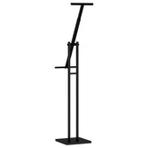 Stoiska na targi Czarny 26,5 x 26,5 x 150 cm Stal