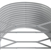 Podwyższona donica, stal ocynkowana 396x100x68 cm