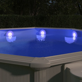 Zatapialna lampa basenowa LED z pilotem, wielokolorowa