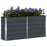 Donica Antracyt 160 x 40 x 75 cm Stal