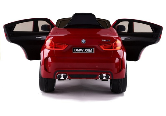 Auto Na Akumulator Nowe BMW X6 SUV Światła LED MP3 Czerowne Lakierowane