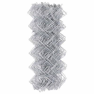 Ogrodzenie łańcuchowe 25 x 0,8 m Stal galwanizowana srebrny