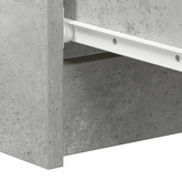 Komoda, szarość betonu, 60x35x98,5 cm, materiał drewnopochodny