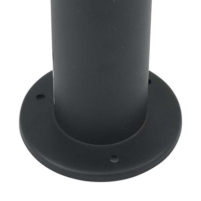 Słupki oświetleniowe 3 szt. 80 cm, czarne, IP44