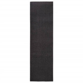 vidaXL Dywanik, naturalny sizal, 100x350 cm, czarny
