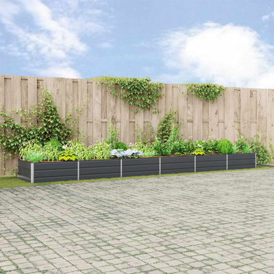 Donica Antracyt 580 x 100 x 45 cm Stal Galwanizowana