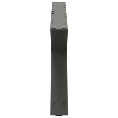 Nogi do stolika kawowego 2 szt. Antracyt 70x(30-31,3) cm Stal